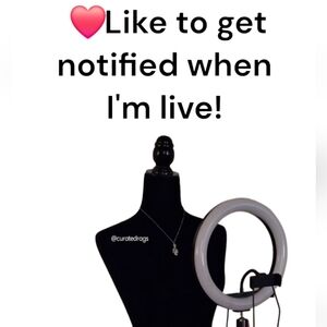 👩🏻💻⏰️Get notified when I go live!🛍️